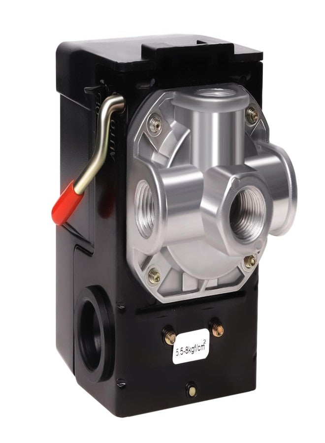 Ketofa Air Compressor Pressure Switch LF10-4H, 4 Port 1/4" NPT, 95-125 PSI Pressure Control Switch for Air Compressor Parts Replacement - Image 1